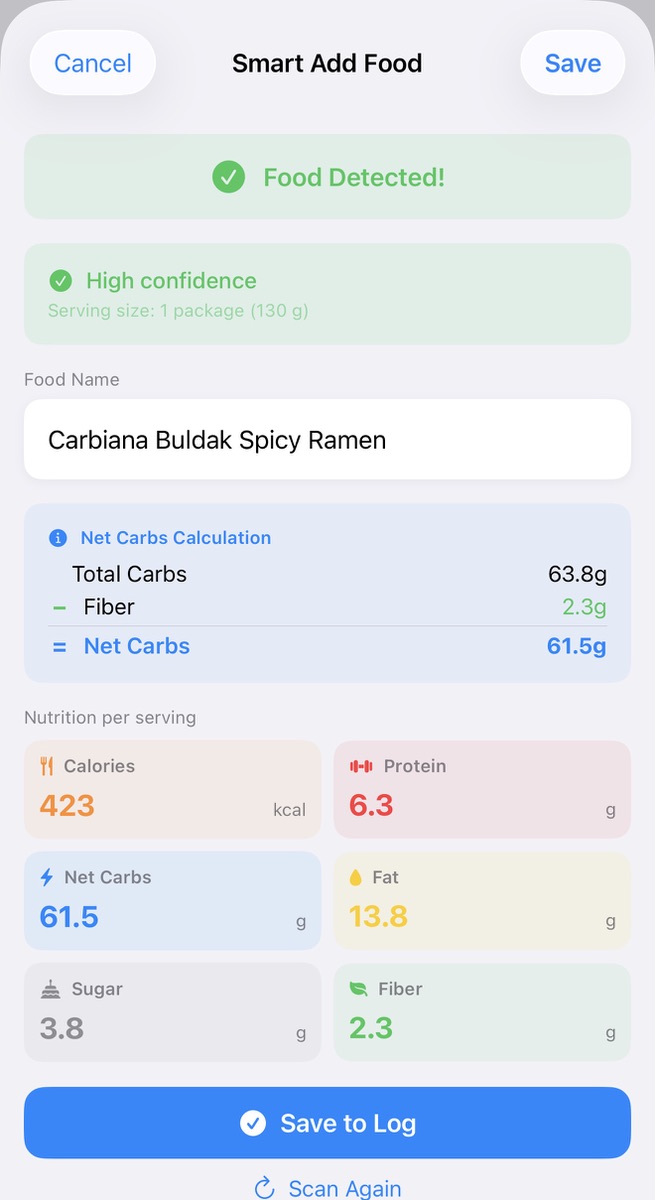 AI Food Detection